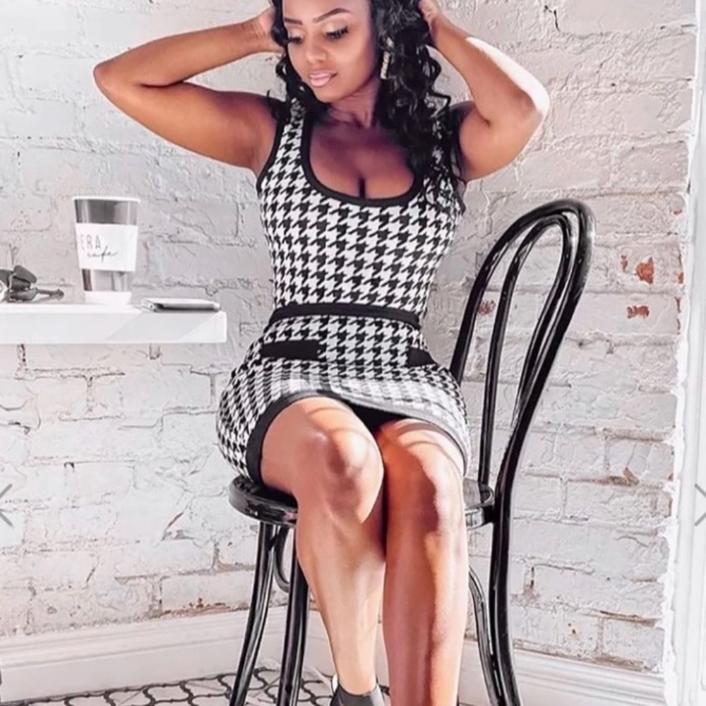 Black/White combo onesie/skirt